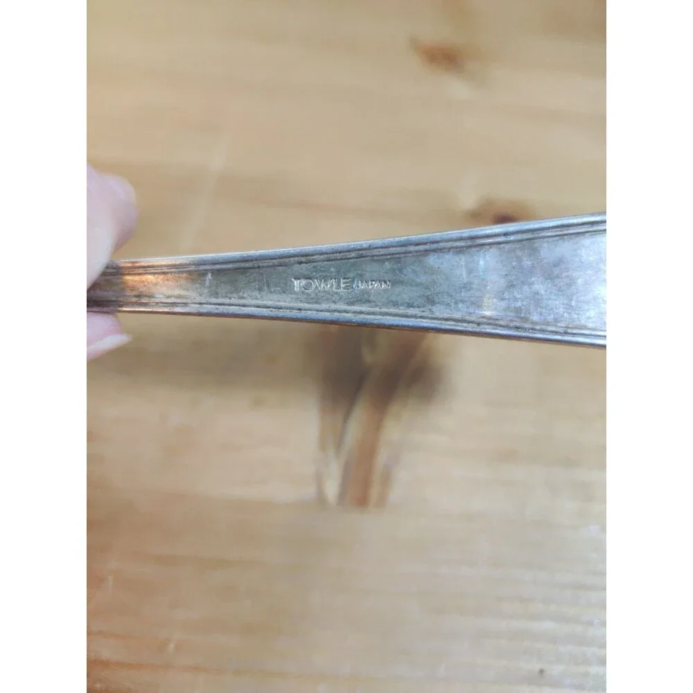 Vtg Towle MFG Co Aesthetic Movement Silver Plate 10